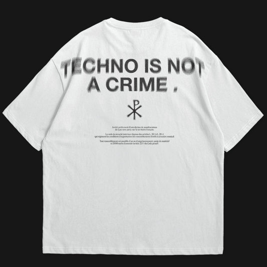 T-SHIRT TECHNO WHITE