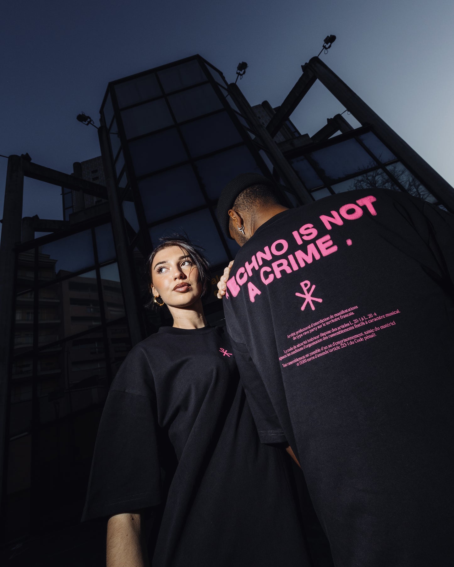 TECHNO IS NOT A CRIME - NOIR / ROSE